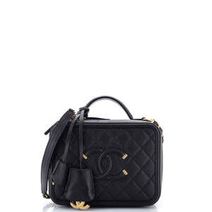 Chanel Filigree Vanity Case Quilted #233885C43B